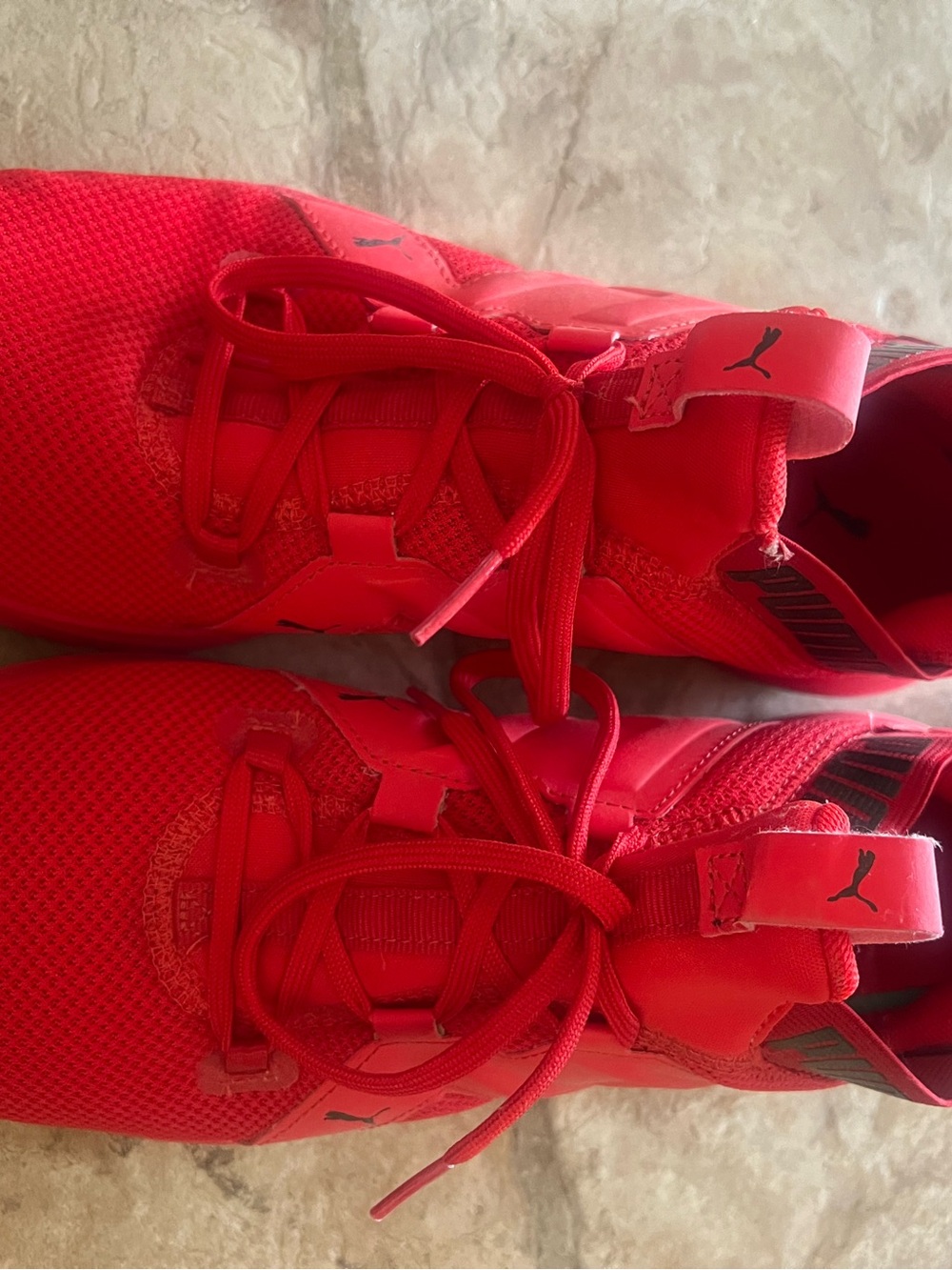 Puma Red Athletic Shoes